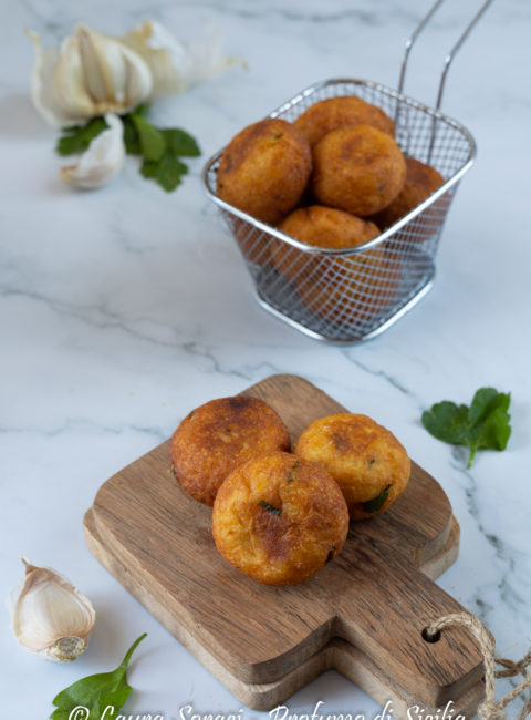 Polpette Di Patate Con Cuore Di Taleggio Profumo Di Sicilia